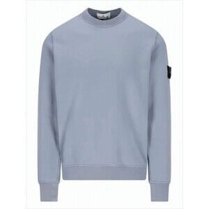 Stone Island Long-Sleeve Crewneck Sweatshirt With Minimalist Design - NWT
